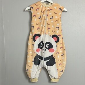 MICHLEY Rainbow Panda Wearable Blanket Size L